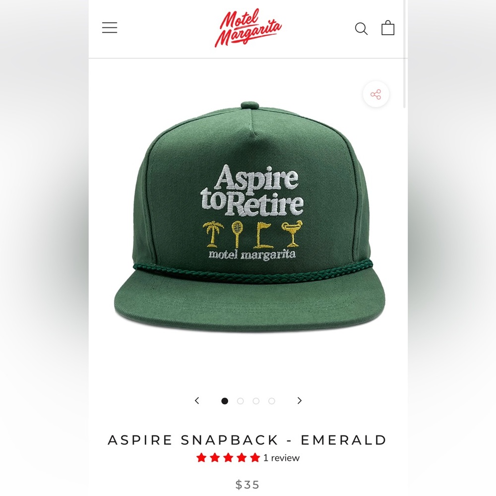 Motel Margarita Aspire SnapBack Emerald